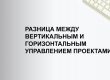Вертикальное и горизонтальное управление проектами